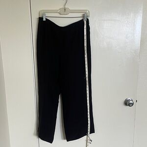 Armani Collezioni Elegant Black Trousers